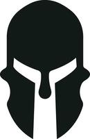 spartan helmet icon in flat style. isolated on transparent background. use for safety Greek gladiator design elements emblems create for logo, label, sign, symbol. Vector for apps and website