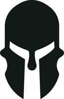 spartan helmet icon in flat style. isolated on transparent background. use for safety Greek gladiator design elements emblems create for logo, label, sign, symbol. Vector for apps and website