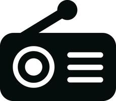 FM radio icon in flat style. isolated on transparent background. use for Musical waves key signs. design element logo template technology symbol vector for apps and website