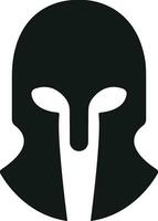 spartan helmet icon in flat style. isolated on transparent background. use for safety Greek gladiator design elements emblems create for logo, label, sign, symbol. Vector for apps and website