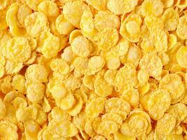 corn flakes in the form of a close up photo