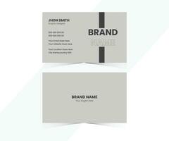 Free Vector Modern And Minimal Business Card Template.