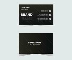 Free Vector Modern And Minimal Business Card Template.