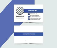 Free Vector Modern And Minimal Business Card Template.