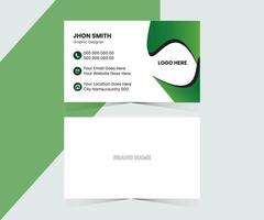 Free Vector Modern And Minimal Business Card Template.