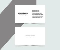 Free Vector Modern And Minimal Business Card Template.