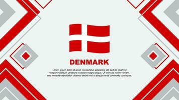 Denmark Flag Abstract Background Design Template. Denmark Independence Day Banner Wallpaper Vector Illustration. Denmark Background