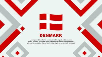 Denmark Flag Abstract Background Design Template. Denmark Independence Day Banner Wallpaper Vector Illustration. Denmark Template