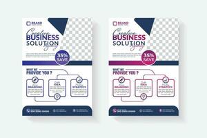 Corporate business brochure flyer design layout template in A4 size with creative and unique layout in a4 size. annual report, poster, promotion, advertise, publication, cover page. vector