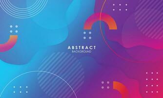 Modern abstract background with gradients multicolor design vector