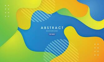 Modern abstract background with gradients multicolor design vector