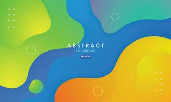 Modern abstract background with gradients multicolor design vector