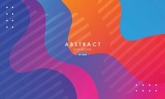 Modern abstract background with gradients multicolor design vector