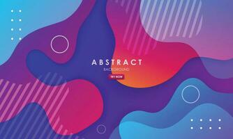 Modern abstract background with gradients multicolor design vector