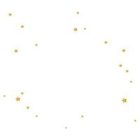 Vector magic stars vector overlay gold stars scattered
