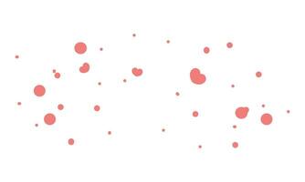 Vector red hearts design background for valentines day