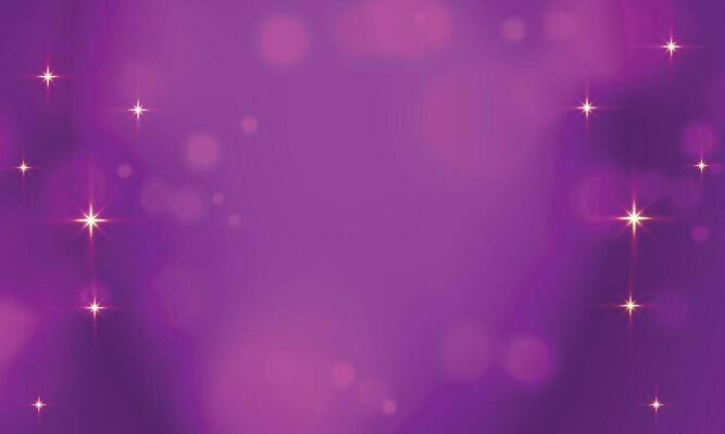 Vector golden and purple bokeh background