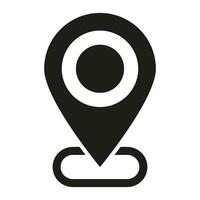 Maps pin. Location map icon. vector