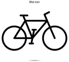 bicicleta icono, vector ilustración