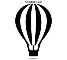 Air balloon icon vector