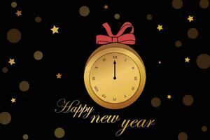 Happy new year background design.  Design for banner, poster, greeting card, background. vector