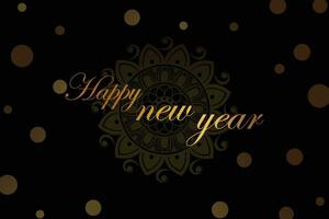 Happy new year background design. Vector design for banner, poster, greeting card, background.