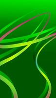 Abstract Green gradient lines background vector