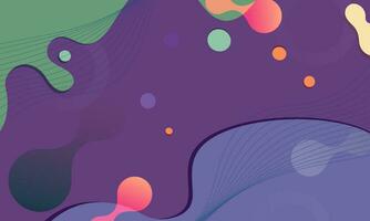 colorful abstract fluid background vector