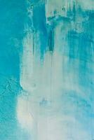 Modern turquoise limestone texture in blue light seam home wall paper concept for flat Christmas wide background, Back concrete table top floor, wall paper granite pattern, grunge seamless surface photo