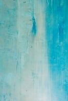 Modern turquoise limestone texture in blue light seam home wall paper concept for flat Christmas wide background, Back concrete table top floor, wall paper granite pattern, grunge seamless surface photo