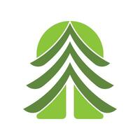 Pine tree logo vector