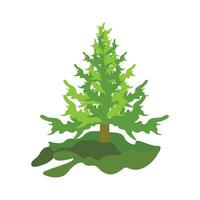 Pine tree logo vector