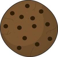 Chocolate Chip cookie illustration vector