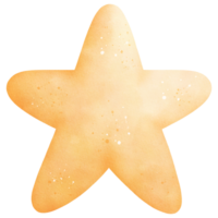 Watercolor Star Illustration png