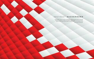 abstract red and white background template for cover and backdrop banner vector