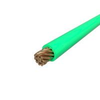 groen kleur realistisch 3d elektrisch kabel. png