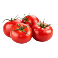 ai généré Frais rouge tomate, tomates Haut voir, côté voir. png