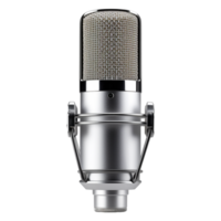 AI generated photo realist condenser microphone, studio condenser microphone. png