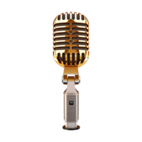 AI generated photo realist condenser microphone, studio condenser microphone. png