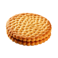 ai généré biscuit sur blanc arrière-plan, photoréaliste, meilleur qualité, détaillé peau, hdr, tranchant concentrer png