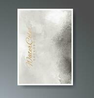 Cover template with watercolor background. Design for your cover, date, postcard, banner, logo. vector