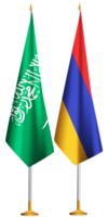 Kolumbien, Saudi-Arabien Arabien Flaggen zusammen png