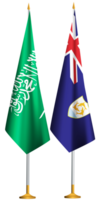 anguila, saudita arábia bandeiras juntos png