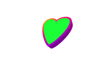 rosso cuore forma etichetta isolato png