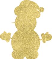 golden Neu Jahr Illustration mit funkeln Textur png