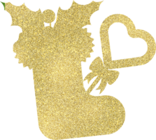 d'or Nouveau année illustration avec briller texture png