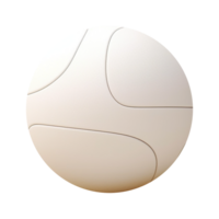 ai generato volley palla su trasparente sfondo - ai generato png