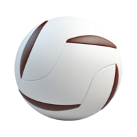 ai genererad volley boll på transparent bakgrund - ai genererad png