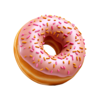 AI generated Colorful Donut on Transparent Background - Ai Generated png