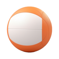 ai genererad volley boll på transparent bakgrund - ai genererad png